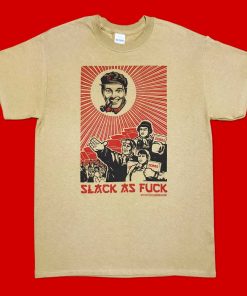 AnotherFineMesh Bob Dobbs Slack as fuck T-Shirt Design image