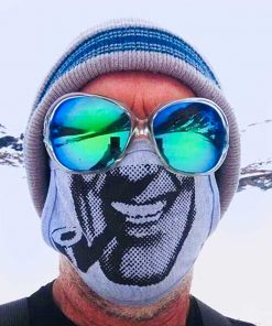 AnotherFineMesh Covid Mask Bob Dobbs Face Mask Fear And Loathing image