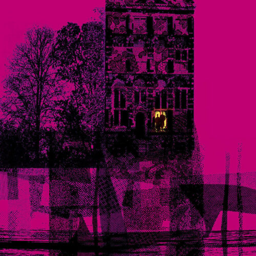 SawyersSmedley Mystery House pink Limited Edition Silkscreen Print image