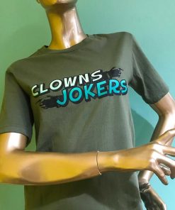 AnotherFineMesh ClownsJokers Handprinted T-Shirt Design image