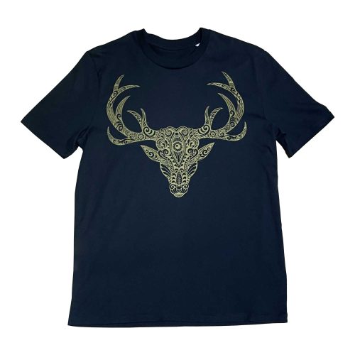 Unisex Black Stag 2025 Into The Wild T-Shirt image